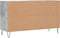 vidaXL - Schoenenkast - 102x36x60 - cm - bewerkt - hout - betongrijs