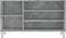 vidaXL - Schoenenkast - 102x36x60 - cm - bewerkt - hout - betongrijs