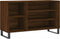 vidaXL - Schoenenkast - 102x36x60 - cm - bewerkt - hout - bruin - eikenkleur