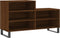 vidaXL - Schoenenkast - 102x36x60 - cm - bewerkt - hout - bruin - eikenkleur