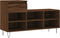 vidaXL - Schoenenkast - 102x36x60 - cm - bewerkt - hout - bruin - eikenkleur