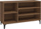 vidaXL - Schoenenkast - 102x36x60 - cm - bewerkt - hout - bruin - eikenkleur