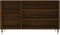 vidaXL - Schoenenkast - 102x36x60 - cm - bewerkt - hout - bruin - eikenkleur