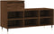 vidaXL - Schoenenkast - 102x36x60 - cm - bewerkt - hout - bruin - eikenkleur
