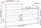vidaXL - Schoenenkast - 102x36x60 - cm - bewerkt - hout - bruin - eikenkleur