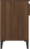 vidaXL - Schoenenkast - 102x36x60 - cm - bewerkt - hout - bruin - eikenkleur