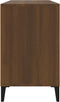 vidaXL - Schoenenkast - 102x36x60 - cm - bewerkt - hout - bruin - eikenkleur
