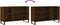 vidaXL - Schoenenkast - 102x36x60 - cm - bewerkt - hout - bruin - eikenkleur