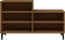 vidaXL - Schoenenkast - 102x36x60 - cm - bewerkt - hout - bruin - eikenkleur