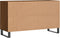 vidaXL - Schoenenkast - 102x36x60 - cm - bewerkt - hout - bruin - eikenkleur