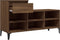 vidaXL - Schoenenkast - 102x36x60 - cm - bewerkt - hout - bruin - eikenkleur
