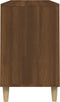 vidaXL - Schoenenkast - 102x36x60 - cm - bewerkt - hout - bruin - eikenkleur