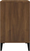 vidaXL - Schoenenkast - 102x36x60 - cm - bewerkt - hout - bruin - eikenkleur