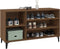 vidaXL - Schoenenkast - 102x36x60 - cm - bewerkt - hout - bruin - eikenkleur