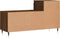 vidaXL - Schoenenkast - 102x36x60 - cm - bewerkt - hout - bruin - eikenkleur