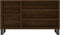 vidaXL - Schoenenkast - 102x36x60 - cm - bewerkt - hout - bruin - eikenkleur