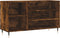 vidaXL - Schoenenkast - 102x36x60 - cm - bewerkt - hout - gerookt - eikenkleurig