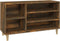 vidaXL - Schoenenkast - 102x36x60 - cm - bewerkt - hout - gerookt - eikenkleurig