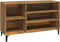 vidaXL - Schoenenkast - 102x36x60 - cm - bewerkt - hout - gerookt - eikenkleurig