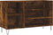 vidaXL - Schoenenkast - 102x36x60 - cm - bewerkt - hout - gerookt - eikenkleurig