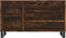 vidaXL - Schoenenkast - 102x36x60 - cm - bewerkt - hout - gerookt - eikenkleurig