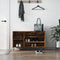 vidaXL - Schoenenkast - 102x36x60 - cm - bewerkt - hout - gerookt - eikenkleurig