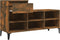 vidaXL - Schoenenkast - 102x36x60 - cm - bewerkt - hout - gerookt - eikenkleurig