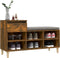 vidaXL - Schoenenkast - 102x36x60 - cm - bewerkt - hout - gerookt - eikenkleurig