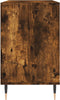 vidaXL - Schoenenkast - 102x36x60 - cm - bewerkt - hout - gerookt - eikenkleurig