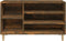 vidaXL - Schoenenkast - 102x36x60 - cm - bewerkt - hout - gerookt - eikenkleurig