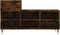 vidaXL - Schoenenkast - 102x36x60 - cm - bewerkt - hout - gerookt - eikenkleurig
