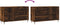 vidaXL - Schoenenkast - 102x36x60 - cm - bewerkt - hout - gerookt - eikenkleurig