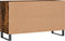 vidaXL - Schoenenkast - 102x36x60 - cm - bewerkt - hout - gerookt - eikenkleurig