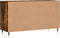 vidaXL - Schoenenkast - 102x36x60 - cm - bewerkt - hout - gerookt - eikenkleurig