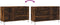 vidaXL - Schoenenkast - 102x36x60 - cm - bewerkt - hout - gerookt - eikenkleurig
