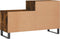 vidaXL - Schoenenkast - 102x36x60 - cm - bewerkt - hout - gerookt - eikenkleurig