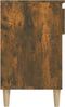 vidaXL - Schoenenkast - 102x36x60 - cm - bewerkt - hout - gerookt - eikenkleurig