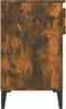 vidaXL - Schoenenkast - 102x36x60 - cm - bewerkt - hout - gerookt - eikenkleurig