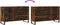 vidaXL - Schoenenkast - 102x36x60 - cm - bewerkt - hout - gerookt - eikenkleurig