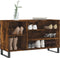 vidaXL - Schoenenkast - 102x36x60 - cm - bewerkt - hout - gerookt - eikenkleurig