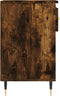 vidaXL - Schoenenkast - 102x36x60 - cm - bewerkt - hout - gerookt - eikenkleurig