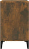 vidaXL - Schoenenkast - 102x36x60 - cm - bewerkt - hout - gerookt - eikenkleurig