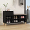vidaXL - Schoenenkast - 102x36x60 - cm - bewerkt - hout - hoogglans - wit