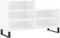 vidaXL - Schoenenkast - 102x36x60 - cm - bewerkt - hout - hoogglans - wit