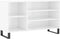 vidaXL - Schoenenkast - 102x36x60 - cm - bewerkt - hout - hoogglans - wit