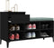 vidaXL - Schoenenkast - 102x36x60 - cm - bewerkt - hout - hoogglans - wit