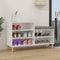 vidaXL - Schoenenkast - 102x36x60 - cm - bewerkt - hout - hoogglans - wit