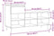 vidaXL - Schoenenkast - 102x36x60 - cm - bewerkt - hout - hoogglans - wit