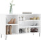 vidaXL - Schoenenkast - 102x36x60 - cm - bewerkt - hout - hoogglans - wit