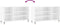 vidaXL - Schoenenkast - 102x36x60 - cm - bewerkt - hout - hoogglans - wit